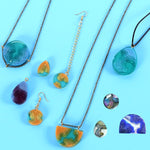 4 Pack Island Resin Pendant Molds, Pendant Silicone Molds Jewelry Resin Casting Molds For Earrings Necklace Keychains Uv Resin Ocean Style Epoxy