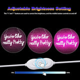 You Like Really Pretty Pink Neon Sign USB Dimmable LED Wall Decor for Bedroom