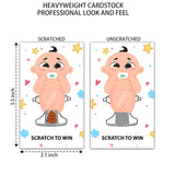 Baby Shower Scratch Off Game Cards, Cute Lottery Tickets, Door Prizes For Boy Girl, Neutral Gender Reveal Party Games Ideas, Baby Shower Activities & Decorations (40 Pack)-01