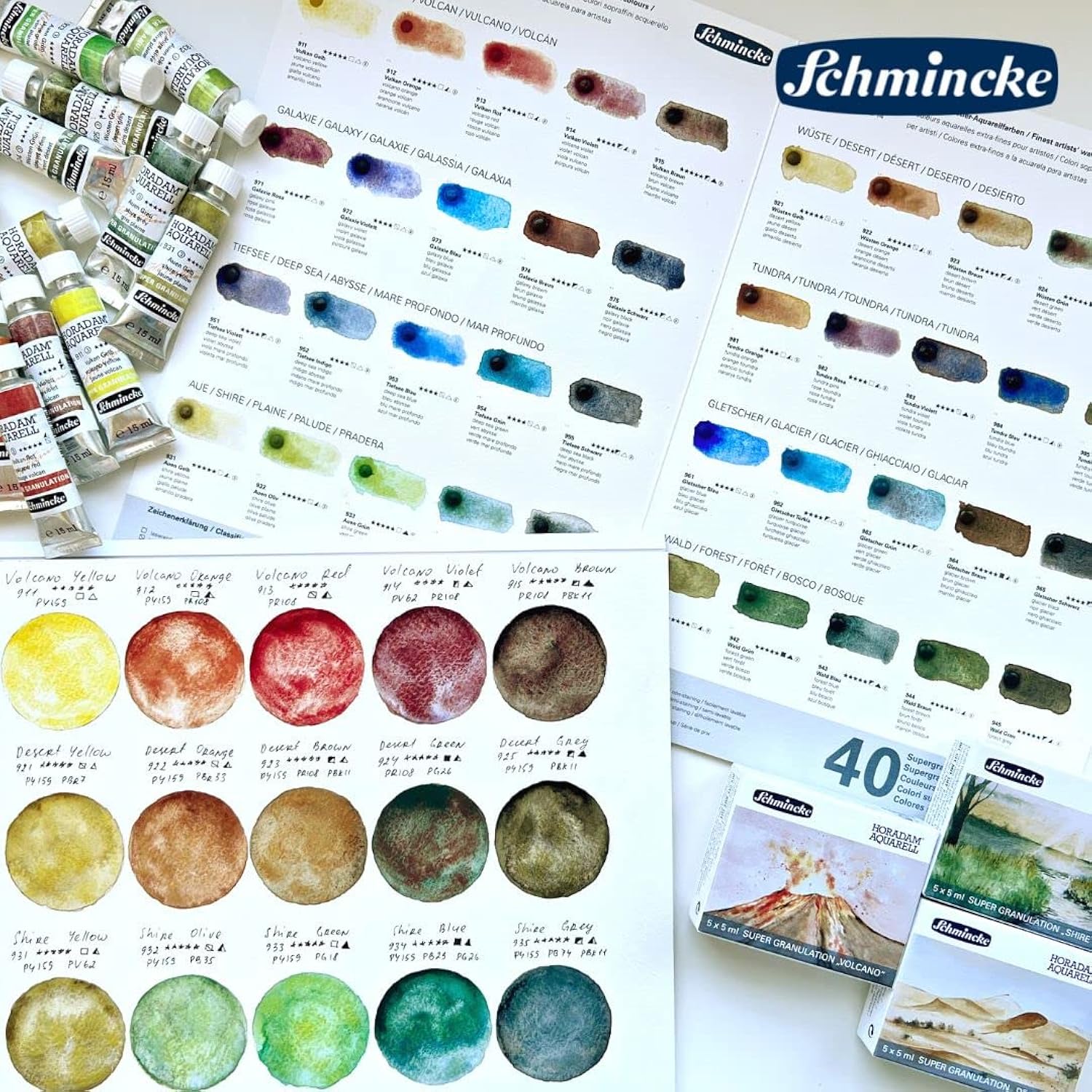 - Horadam Aquarell, Super Granulation, 14 964 006 Glacier Brown, 15 Ml Tube, Very Strong Granulating Colors, Finest, Super Granulating Watercolors