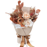 Preserved Flowers Bouquet, Flowers For Delivery, Birthday Gifts For Women, Eternal Roses Bouquet For Grandma Wife Anniversary (Nude Color & Pale Coffee)