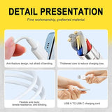 3FT USB A to USB C CarPlay Cable for iPhone 17 16 15 iPad AirPods Samsung Google