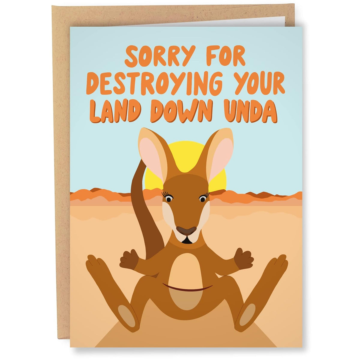Funny Mothers Day Card From Daughter Son | Cute Happy Birthday Card For Mom | Adult Dirty Humorous Mother’S Day Appreciation Card | Australia Kangaroo Card