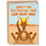 Funny Mothers Day Card From Daughter Son | Cute Happy Birthday Card For Mom | Adult Dirty Humorous Mother’S Day Appreciation Card | Australia Kangaroo Card