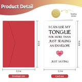Rude Birthday Card Gifts For Him Boyfriend Fiance, Funny Anniversary Card To Husband, I Can Use My Tongue For More Than Just Sealing An Envelope Just Saying