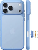 Shockproof Glacier Blue Case for iPhone 18 Pro 2026 Upgraded Edition Protective Cover