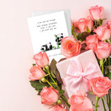 Funny Valentine’S Day Card For Boyfriend, Girlfriend, Husband, Wife – Cute Valentine Card For Him Her – Sarcastic Vday Love Greeting Card, Blank Inside (Pandas)