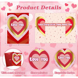 Love You Valentines Day Card For Him Her Husband Wife Romantic Valentines Day Gifts For Boyfriend Girlfriend Anniversary Birthday Love Greeting Card Gifts With Envelope For Wife Husband Couple