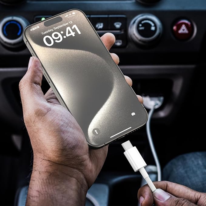 3FT USB A to USB C CarPlay Cable Fast Charging Cord for iPhone 17 16 15 iPad Samsung