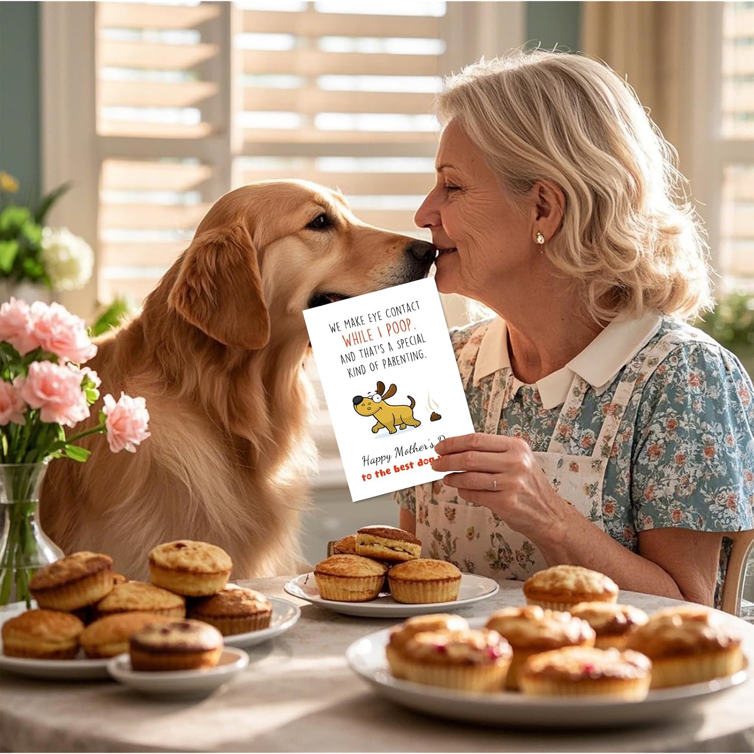 Funny Mothers Day Card For Dog Mom Happy Mother'S Day To The Best Dog Mom Greeting Cards Dog Mothers Day Card With Envelope Humorous Mother'S Day Cards Gift For Dog Lover