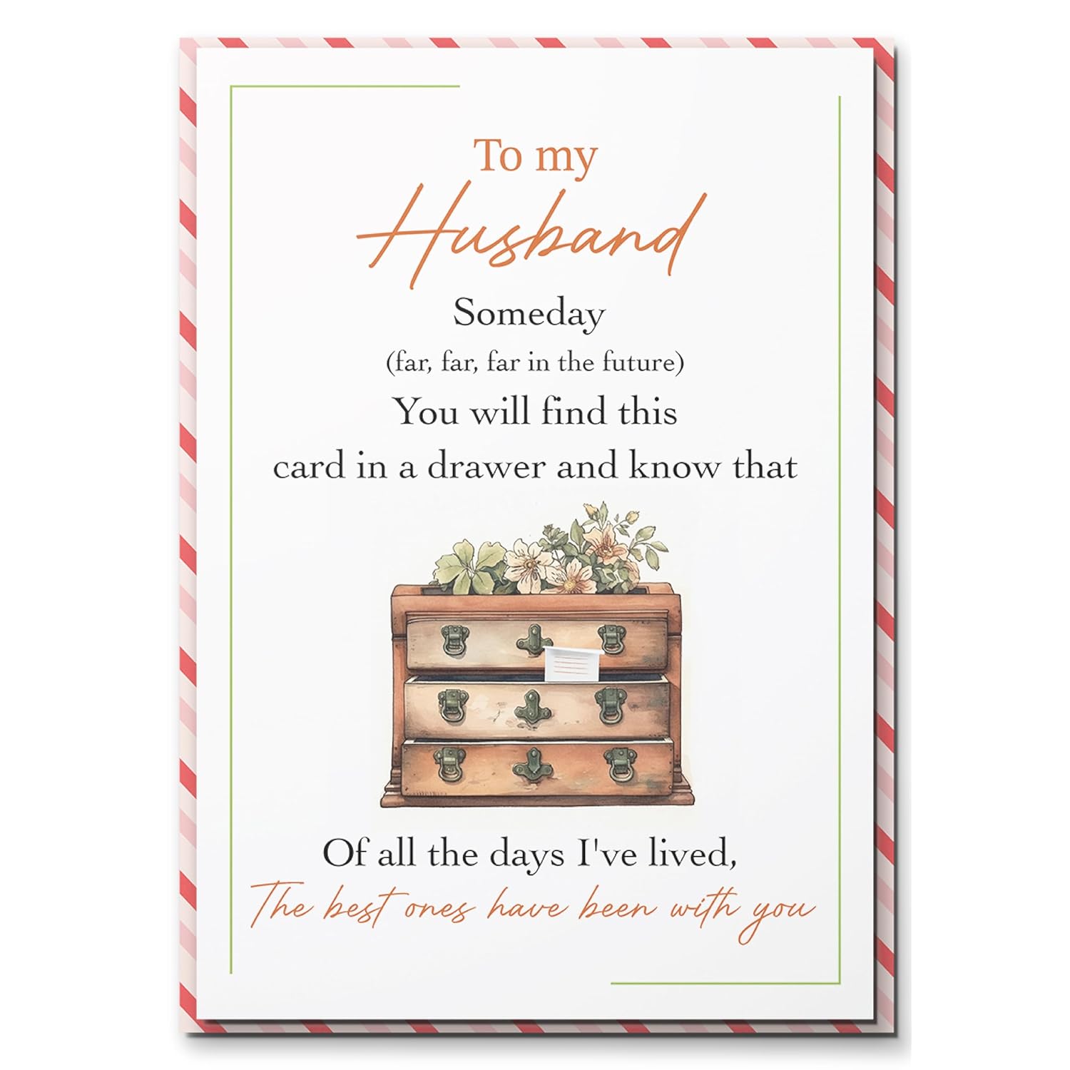 Anniversary Card For Husband, Card With Envelope And Seal, Love Card, 25Th Anniversary Cards, Anniversary Card Messages