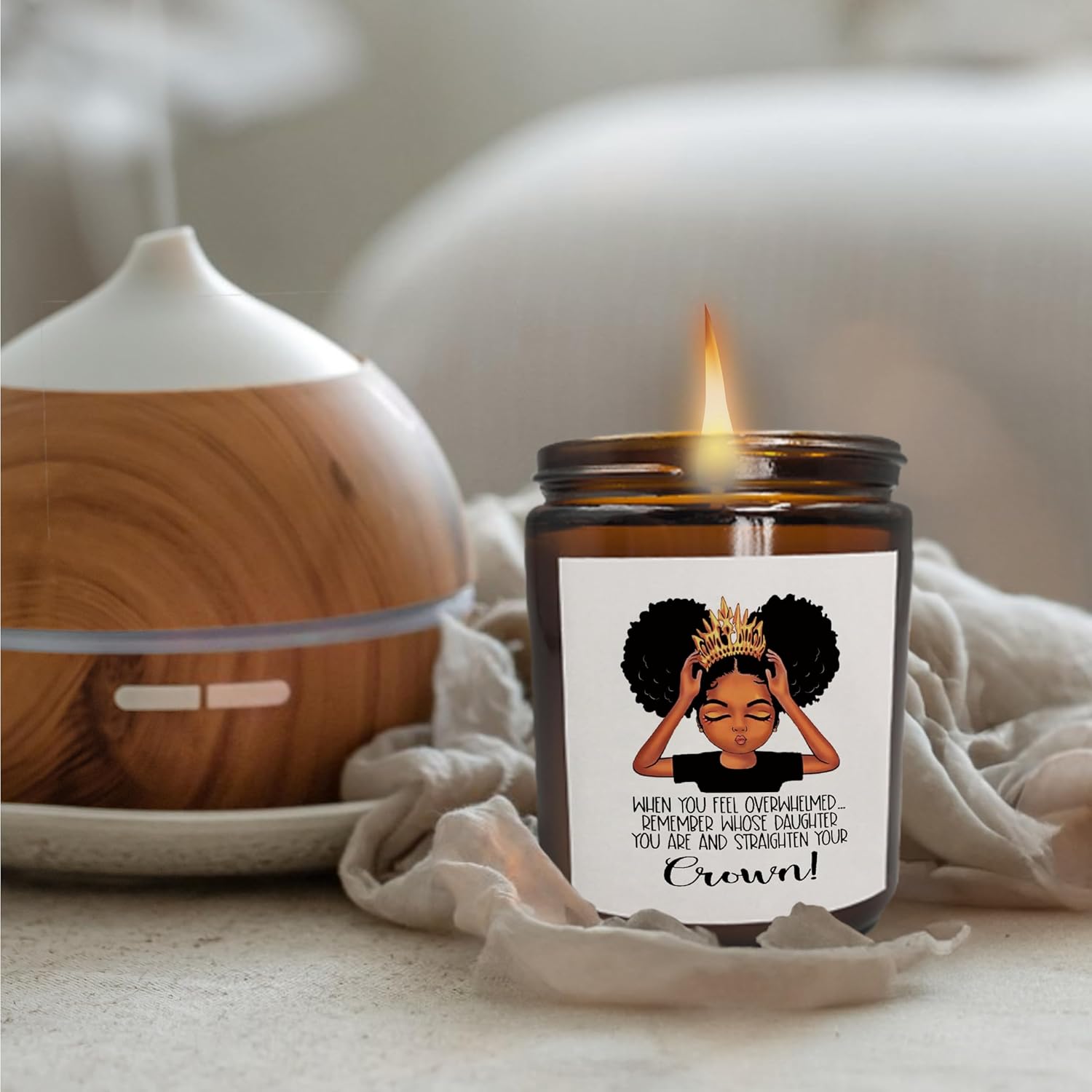 Black Girl Magic Gift, Daughter Gift From Mom Dad, Birthday Gifts For Daughter, Sentimental Gifts For Daughter, Black Girl Magic Candles Gifts