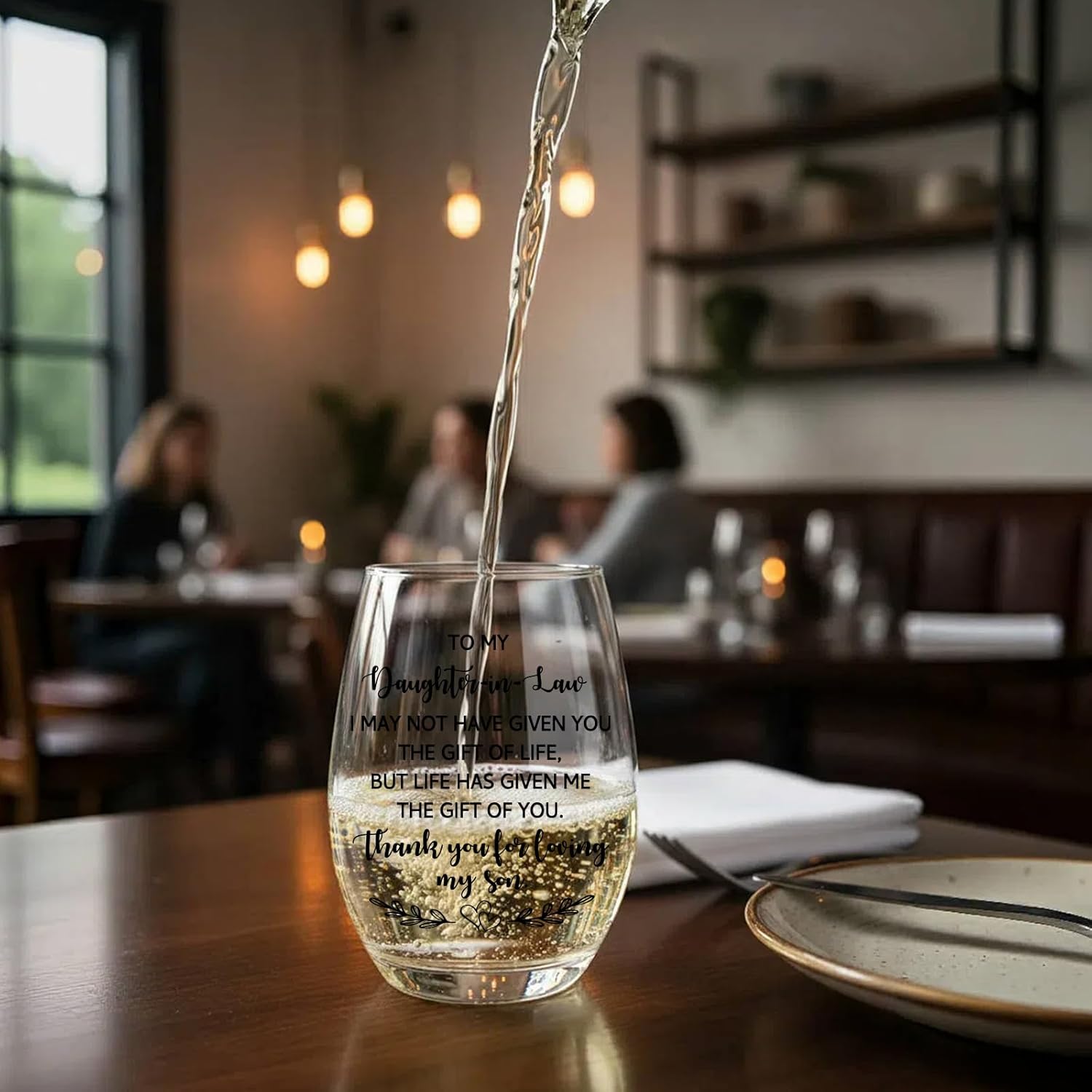 Thank You For Loving My Son,Daughter In Law Gifts From Mother In Law,Birthday Valentines Mother'S Day Christmas Wedding Gift For Daughter In Law,15Oz