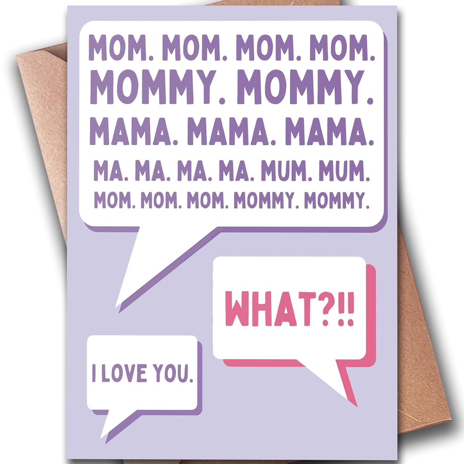 Mom Birthday Card, Funny Mother'S Day Cards From Daughter & Son | Mom Card | Mother'S Day | Present 7X5 Inches