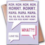 Mom Birthday Card, Funny Mother'S Day Cards From Daughter & Son | Mom Card | Mother'S Day | Present 7X5 Inches