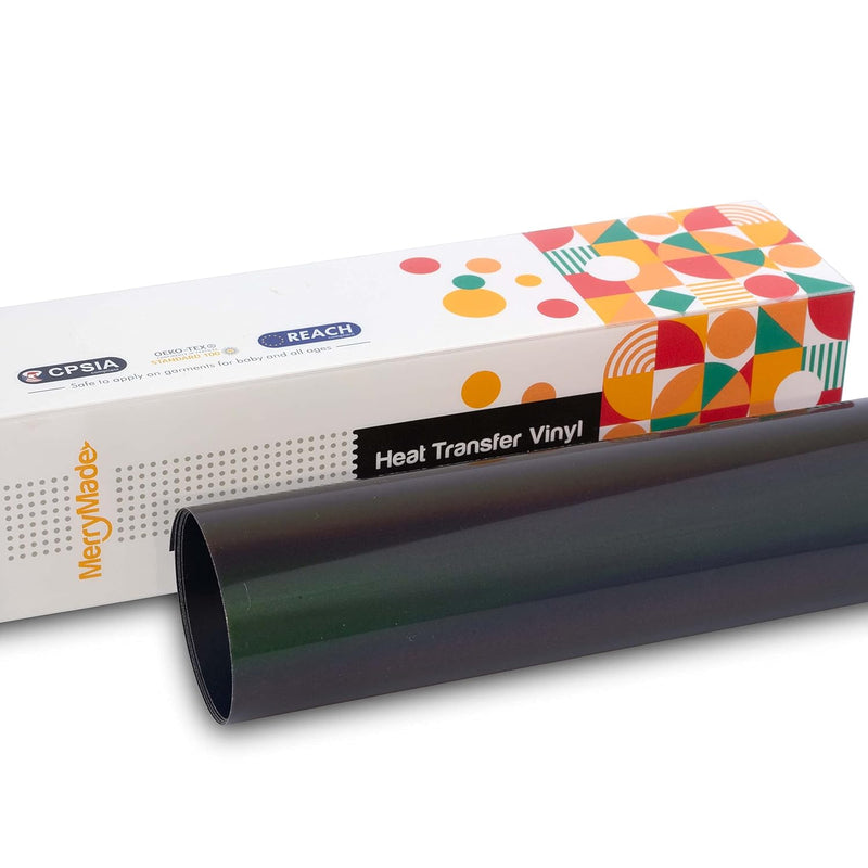 Rainbow Heat Transfer Vinyl Htv Roll - Reflective 12" X 24". | Easy To Cut, We