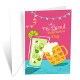 Friend Valentine'S Day Card, Made In America, Eco-Friendly, Thick Card Stock With Premium Envelope 5In X 7.75In, Packaged In Protective Mailer