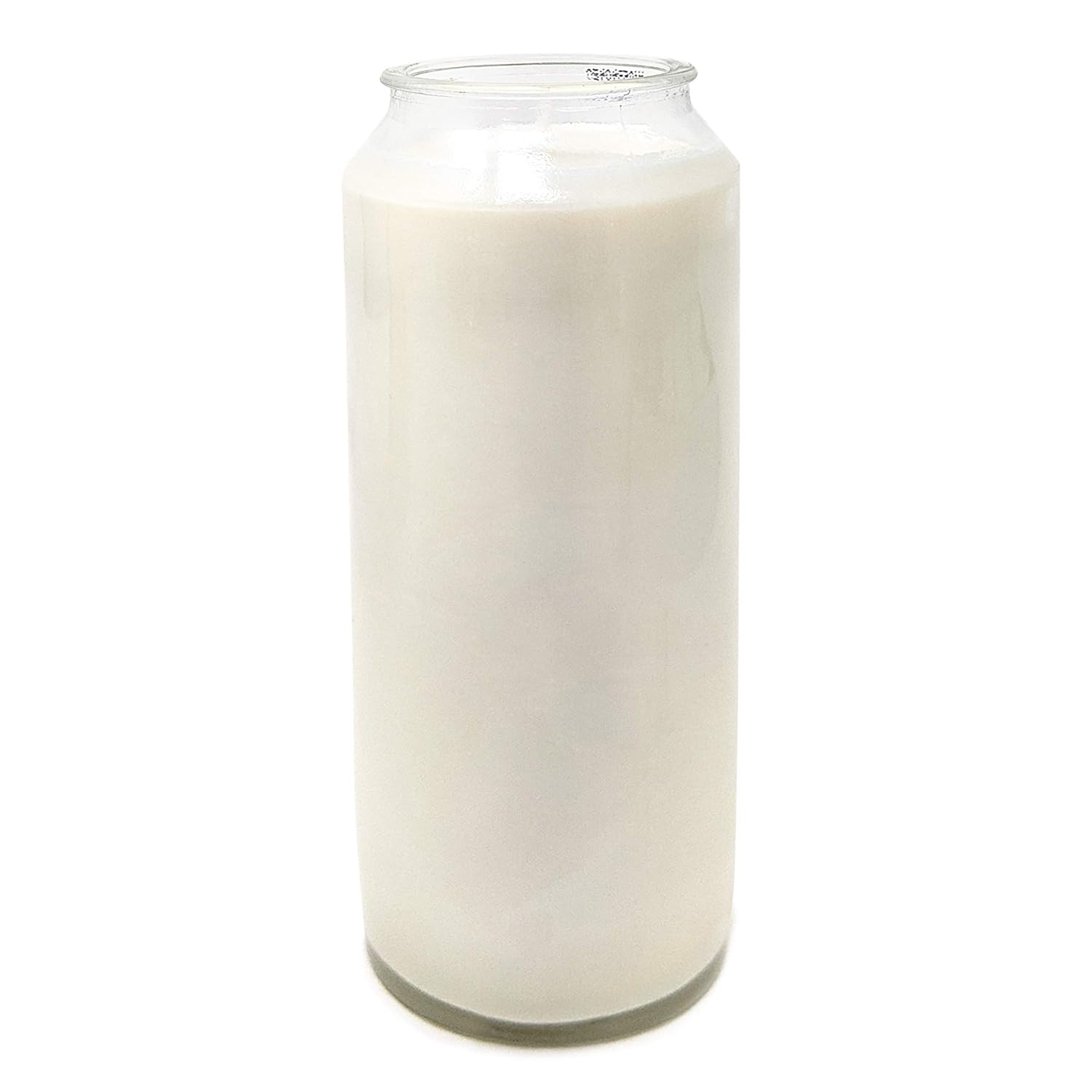 9 Day White Prayer Candle In Glass Jar- 3 Pack - Memory Candle For Religious, Memorial, Vigil And Emergency - 100% Vegetable Oil Wax