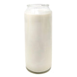 9 Day White Prayer Candle In Glass Jar- 3 Pack - Memory Candle For Religious, Memorial, Vigil And Emergency - 100% Vegetable Oil Wax