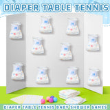 60 Pcs Funny Baby Shower Diaper Games Activities Kits Without Board Hilarious Gender Reveal Diaper Games Prizes Accessories For Boys Girls Women Men(Rainbow)