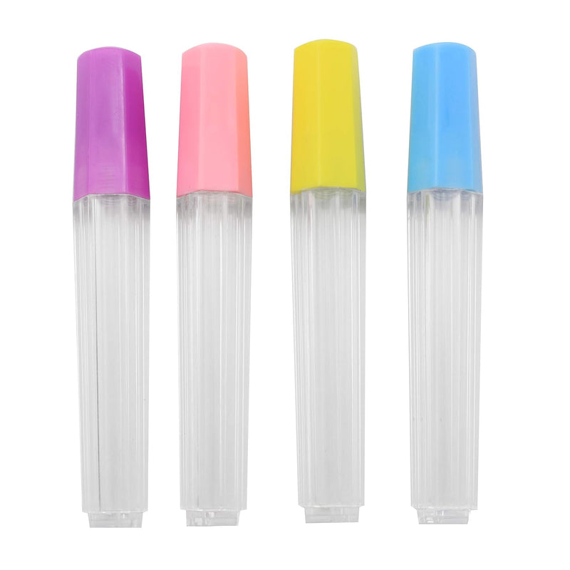 12Pcs Transparent Plastic Embroidery Felting Sewing Needles Container Pin Need