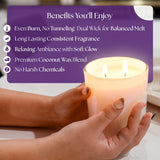 2-Wick Scented Candle, Long-Lasting Jar Candle For Home, Relaxing & Clean Burn, Coconut Wax Scented Candles, Gift Set For Women, Birthdays, Holidays – Thyme For Tea 11 Oz