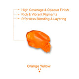 Gouache Orange Yellow Refills (50Ml/1.7Oz)|Intense Pigments, Easy Color Refill (2 Pcs.)