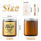 Happy 2Nd Anniversary Jar Candles Gifts For Couple, Lavender Scented Candle 2 Year Gift For Him Her, 32H Burning 8Oz Natural Soy Wax Stress Relief Love You For Husband Wife Women Men