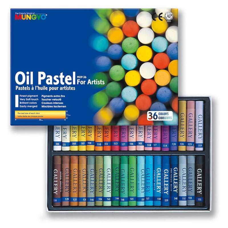 Oil Pastels In Assorted Colours 11 X 70 Mm (Pack Of 36)