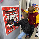 Ninja Warrior Party Games For Kids, Pin The Star On The Ninja Game For Ninja Warrior Spy Karate Birthday Party Supplies Decorations Favors