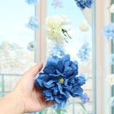 6 Pcs Blue Flower Garlands Hanging Decorations,Floral Party Decorations Flowers On String With Hooks For Wedding Birthday Baby Shower Home Birthday Decorations