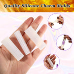 10 Styles Pendulum Resin Molds Silicone Pendant Molds Epoxy Quartz Crystal Gemstone Multi-Facet Jewelry Molds For Diy Crafts Jewelry Decorations Making