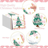 96Pcs Christmas Nutcrackers Party Supplies Pink Nutcrackers Paper Plates And Napkins Christmas Tableware Set Xmas Tree Snowflake Plates For Winter Holiday Seasonal Party Decorations Serve 24