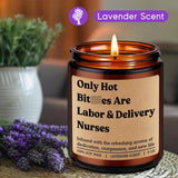 Candle, Labor And Delivery Nurse Gifts, L&D Rn Gifts For Women, Funny Labor & Delivery Nurse Essentials - Obgyn, Ob, Nursing, Graduation, Appreciation Presents For L&D Rn Daughter Friend