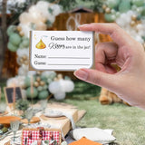 How Many Kisses Baby Shower Game, Mason Jar Baby Shower Game? Gender Neutral? Birthday, Christmas, Thanksgiving?Graduation Season Funny Party Game(1 Sign+50 Cards)