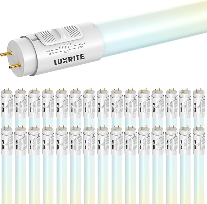 30 Pack 4FT T8 LED Tube Lights 5CCT 12W 15W 18W Ballast Compatible or Bypass Replacement
