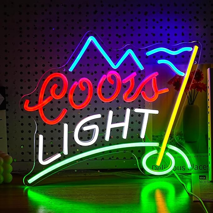 Golf Neon Sign LED Wall Light USB Powered Man Cave Bar Pub Golf Club Backdrop Decor