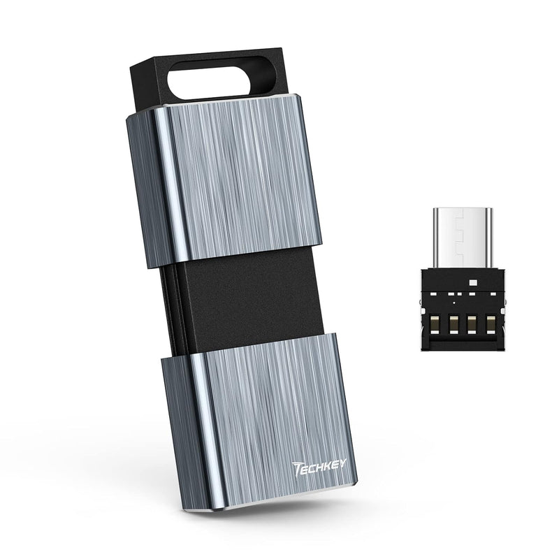 Usb 3.0 Flash Drive 128Gb, F90 Pen Drive High Speed Thumb Drive Capless Pendri