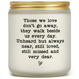 Memorial Candle Gift, Condolence Remembrance Gifts For Loss Of Loved One, Mother, Father, Brother, Sister, Sympathy Cande For Loss, Memorial Bereavement Gifts