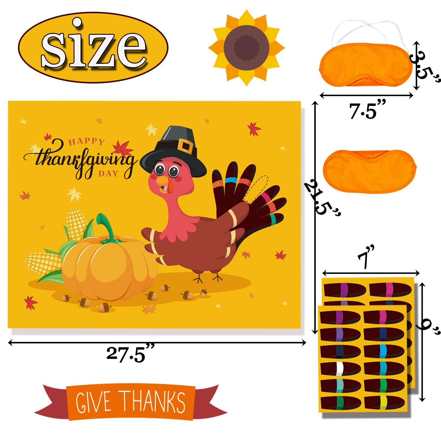 Thanksgiving Party Games: Kids' Games, Pin The Tail On The Turkey, Party Decor & Activities