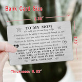 To My Mom Gifts From Son, Happy Mom Birthday Card Gifts, Unique Thank You Mother Present, I Love You Mommy Wedding Day Present