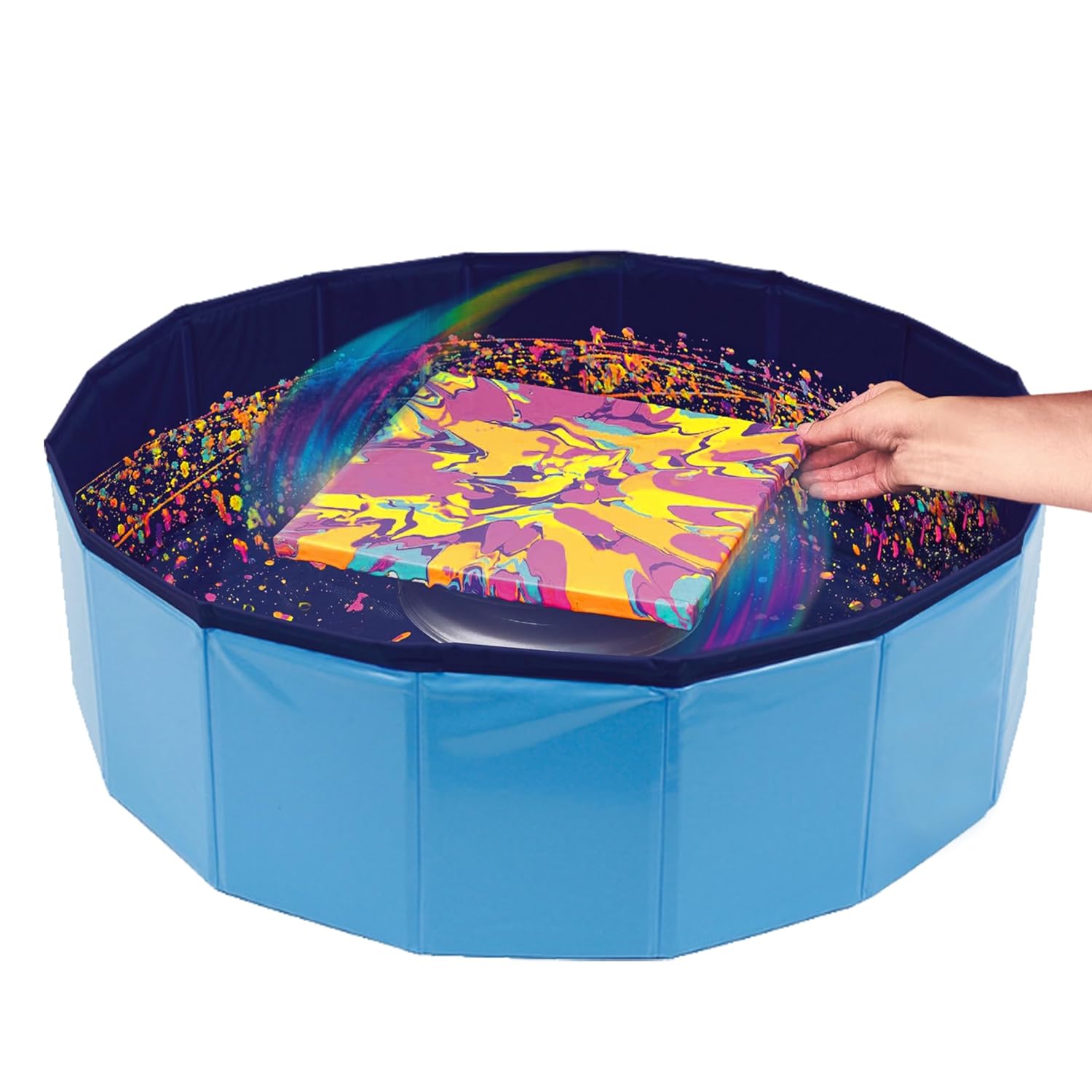 Acrylic Paint Pouring Splash Guard?Fluid Art Tools For Diy Paint Pouring Arts And Crafts Projects