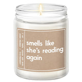 Gifts For Book Lovers, Readers - Best Friend Birthday Present - Book Lovers, Bookish, Funny Gifts For Women - Lavender Scented Candle