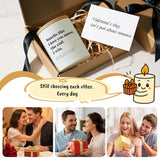 Romantic Gifts For Him Her Couple Valentine’S Day Candle – I Love You More. The End. I Win. – Funny Gift For Girlfriend Wife Husband Anniversary & Birthday Gift For Women Men Couples Valentines Candle