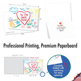20 Assorted Mother'S Day From The Notecards Box Set 4 X 5.12 Inch With Envelopes (10 Designs, 2 Each) Son, Daughter - Love You Mommy Am10309Mdg-B2X10
