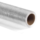 Wrapping Paper Roll - Mini Roll - 17 Inch X 16.5 Feet - Silver With Metallic Shine For Birthday, Holiday, Wedding, Baby Shower