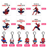 24Pcs Valentines Day Gifts For Kids Valentines Day Cards With 24 Keychains Valentines Cards For Kids School Class Exchange Cards Activities Prizes Party Favor For Boys Girls