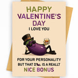 Happy Valentines Day Card Gifts Decorations For Him Men Husband Boyfriend, Mens Husband Valentine'S Day Cards Gifts Decor Ideas Funny Unique