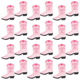 Big Dot of Happiness Western Boot Drinking Card Game Set - Pink Cowgirl Bachelorette Party 24-Piece Last Rodeo Party Supplies, Country Western Theme Party Entertainment