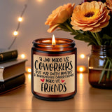 Candles, Coworker Gifts For Women, Men - Funny Coworker Leaving Gifts, Best Friend Candle - Birthday, Valentines, Friendship, Going Away Present For Women Friends - Work Bestie Presents For Woman